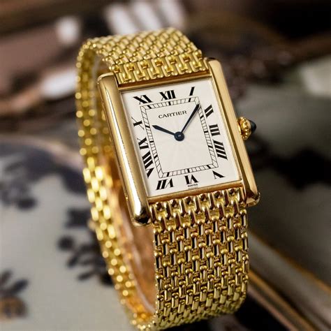 older Cartier tank watches